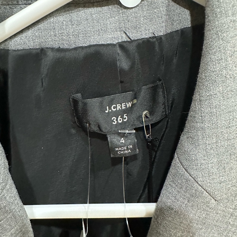 NWT J. CREW Puffed Sleeve Blazer - Picture 4 of 6